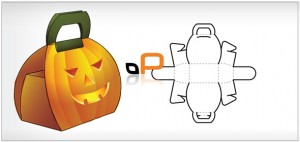 Calabaza hecha de papel Manualidades para Halloween