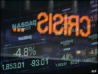 El mundo en crisis financiera global