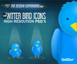 Iconos de Twitter en vectores