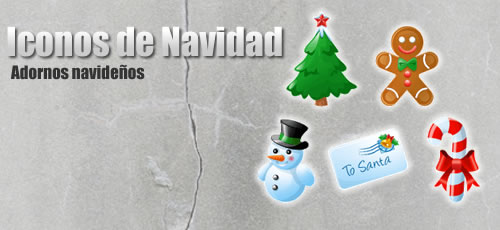 Set con 18 iconos de Navidad