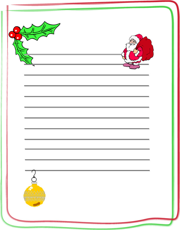 Imprime tu carta para Santa Claus Imprime tu carta para Santa Claus