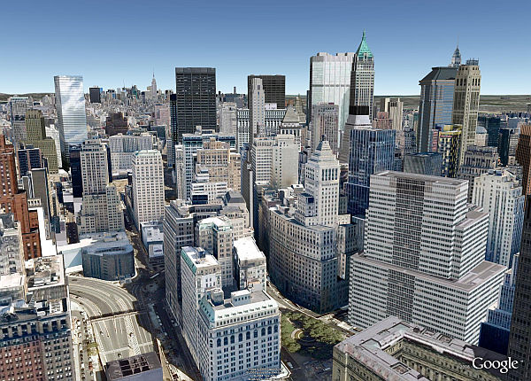 La Ciudad de Nueva York en 3D en Google Earth