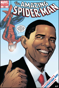 Barack Obama aparecerá en el cómic de Spiderman