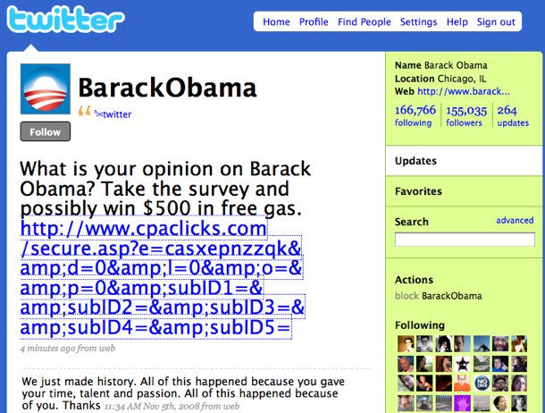 Fueron hackeadas las cuentas de Britney Spears, Obama, Fox y Facebook en Twitter