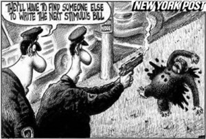 El New York Post pide disculpas por caricatura racista El New York Post pide disculpas por caricatura racista