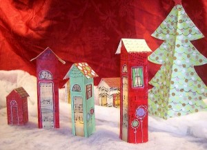 Casas de papel para armar para maquetas