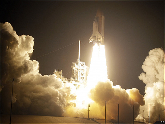 Imágenes del lanzamiento del Discovery 