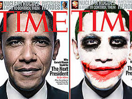 Un estudiante es el autor del póster de Obama como El Guasón Un estudiante es el autor del póster de Obama como El Guasón