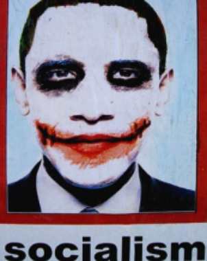 Un estudiante es el autor del póster de Obama como El Guasón Un estudiante es el autor del póster de Obama como El Guasón