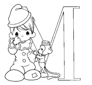 Más dibujos para colorear de Precious Moments