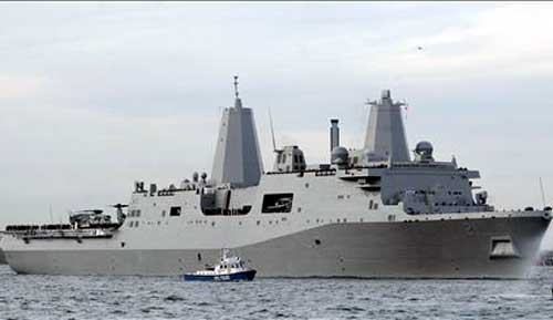 El buque USS New York es un homenaje a las Torres Gemelas El buque USS New York es un homenaje a las Torres Gemelas