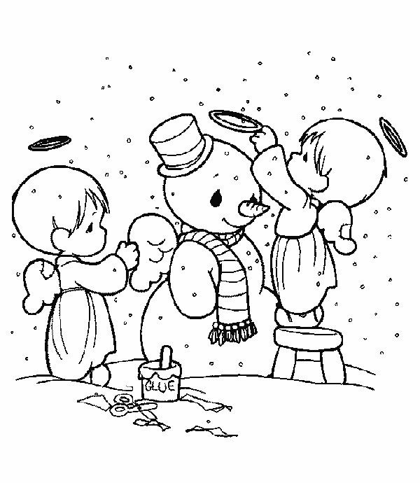Recopilación de dibujos para colorear de ángeles