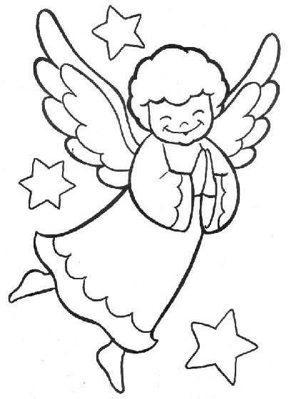 Recopilación de dibujos para colorear de ángeles