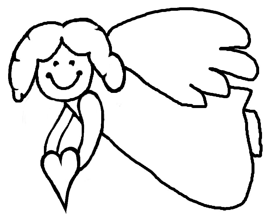Recopilación de dibujos para colorear de ángeles