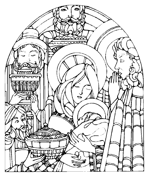 Dibujos para colorear del Nacimiento Dibujos para colorear del Nacimiento