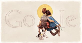 Google en el aniversario de Norman Rockwell