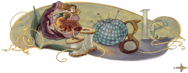 Google celebrando el aniversario del nacimiento de Hans Christian Andersen