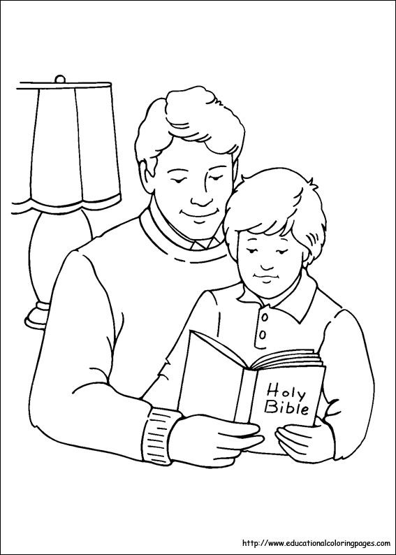 Dibujos para colorear para el Día del Padre Dibujos para colorear para el Día del Padre