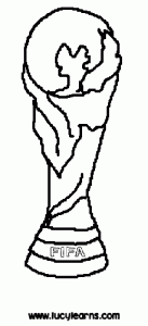 Dibujos para colorear del Mundial de Fútbol Dibujos para colorear del Mundial de Fútbol