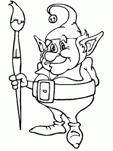 NAVIDAD dibujos para colorear de elfos NAVIDAD dibujos para colorear de elfos