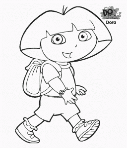 Dora Coloring on Dora La Exploradora  Dibujos Para Colorear  Juegos Y M  S