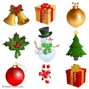 Set de 5 iconos de Navidad Gratis