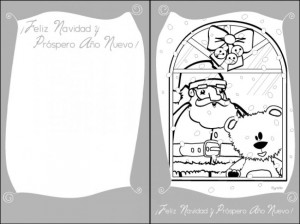 Cartas para Navidad para imprimir