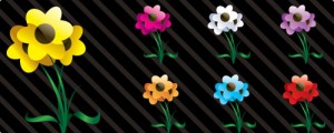imagenes de flores en vectores-youthedesign Imágenes de flores en Vectores