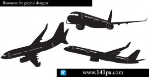 siluetas de transportes-easy vectors Siluetas de transportes en Vectores