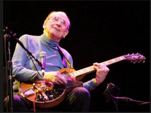 Google recordando a Les Paul, inventor y virtuoso de la guitarra
