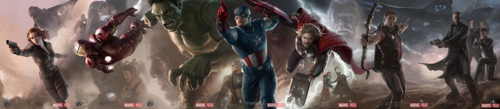 poster promocional de avengers-2012avengerscollagemain-comicsalliance El gran poster de The Avengers de Marvel
