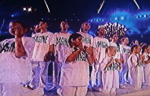 No podía faltar "Imagine" de John Lennon en la Clausura de los Olímpicos de London 2012