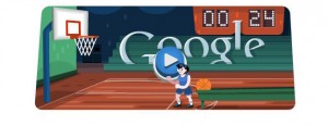 doodle.basquetbol 2012 Otro interactivo de Google para London 2012:Basketball