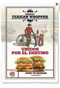 Burger King lanza publicidad racista hacia el pueblo mexicano