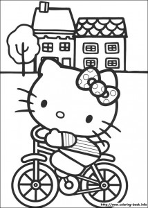 Recopilación de dibujos para colorear de Kitty