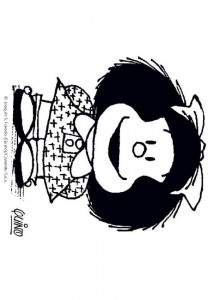 Dibujos para colorear de Mafalda 