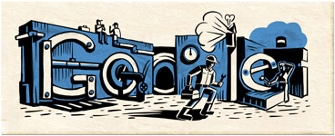 Google celebrando el "Día del Trabajo"
