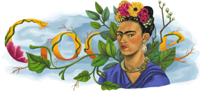 Google en el aniversario del nacimiento de Frida Kahlo