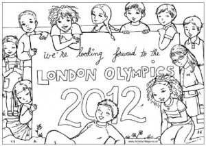 Recopilación de dibujos para colorear de Olimpiadas Londres 2012