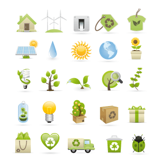 iconos-ambientales-ecologia-vectores-vectorizados